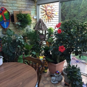 Four Seasons Sunrooms / Advanced Builders - Four Seasons Sunroom full of plants and flowers all year long. - General Contractors Near Me - Utica, Michigan