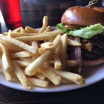 Old Town Kitchen & Bar - Bacon cheeseburgers/ fries - Wine Bars Near Me - Lompoc, California