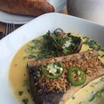 Ox - Clam chowder with bone marrow - Argentine Near Me - Portland, Oregon Ox - Clam chowder with bone marrow - Argentine Near Me - Portland, Oregon