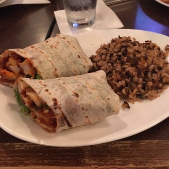 Petrock's Bar & Grille - Buffalo Chicken Wrap with Rice - New American Near Me - Hillsborough, New Jersey Petrock's Bar & Grille - Buffalo Chicken Wrap with Rice - New American Near Me - Hillsborough, New Jersey