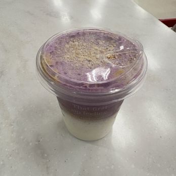 Starbucks - Iced Ube Coconut Macchiato - Coffee & Tea Near Me - Roselle, Illinois Starbucks - Iced Ube Coconut Macchiato - Coffee & Tea Near Me - Roselle, Illinois
