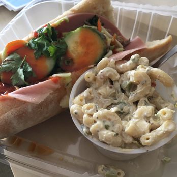 Back Alley Pig - a sandwich and macaroni salad - Barbeque Near Me - Owego, New York