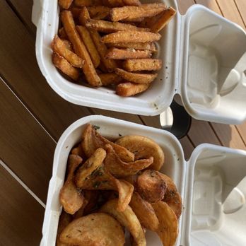 Burger Boys - Sweet potato fries and regular fries - Burgers Near Me - Kihei, Hawaii