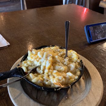 Jus' Mac - We just had the plain mac n cheese - Comfort Food Near Me - Houston, Texas