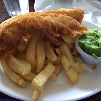 Cafe Fish - Fish n chips with mushy peas - Fish & Chips Near Me - Belfast, BFS