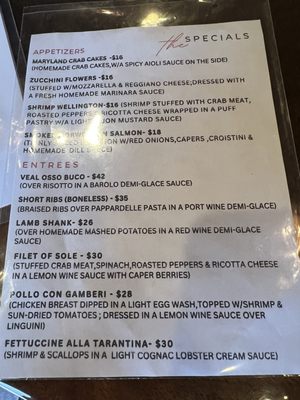 Menu photo 4 Flames Restaurant Monroe, CT
