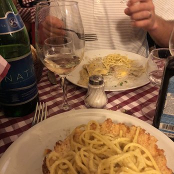 Hostaria La Botticella - Cacio e pepe and mushroom ravioli special, both delicious!! - Roman Near Me - Rome, RM