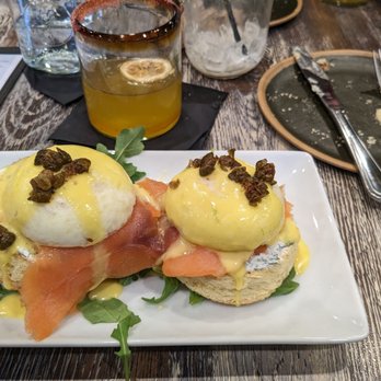 Yaz's Table - Salmon Benedict - Breakfast & Brunch Near Me - Abington, Massachusetts