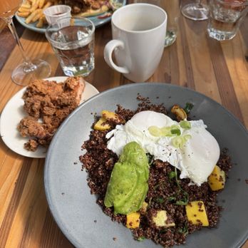 Fable - Red Quinoa Brunch Bowl with Poached Eggs - New American Near Me - San Francisco, California