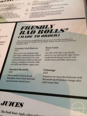 Menu photo 5 The Return of Rad Cafe Auckland, AUK Menu photo 5 The Return of Rad Cafe Auckland, AUK