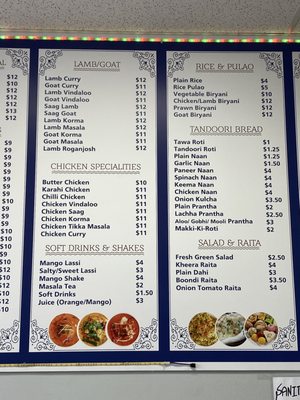 Menu photo 2 Saini Sweet & Restaurant Surrey, BC