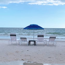 Casa Playa Beach Resort - Even though this is Spring Break and most beaches are very crowded, this part of the beach is nice and quiet... with lots of room...