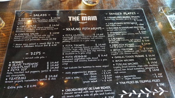 Menu photo 8 The Main Vancouver, BC Menu photo 8 The Main Vancouver, BC