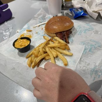Bearden's - Cheese burger with bacon and fries. - Burgers Near Me - Rocky River, Ohio