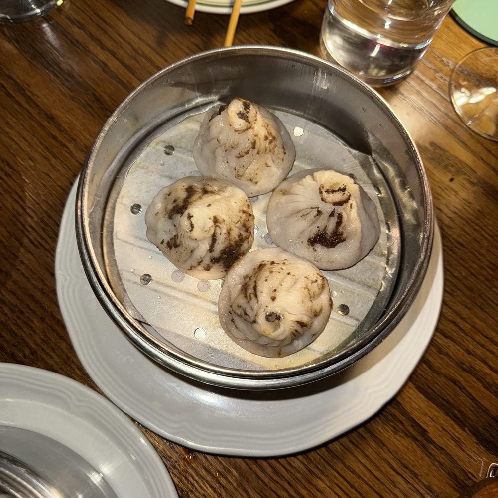 Nomad Tea Parlour - Chicken truffle soup dumpling - Chinese Near Me - New York, New York Nomad Tea Parlour - Chicken truffle soup dumpling - Chinese Near Me - New York, New York