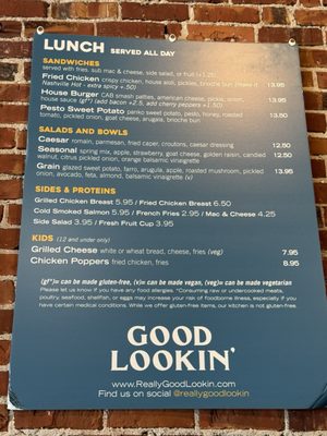 Menu photo 2 Good Lookin' Omaha, NE