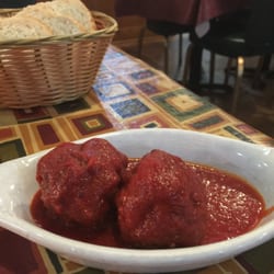 Italian Village Restaurant - A side of meatballs - i always order a side of meatballs. (also the bread they serve w/ your meal)