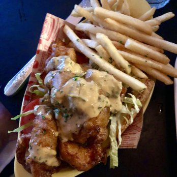 Fishing With Dynamite - shrimp po boy - so crispy and good - Seafood Near Me - Manhattan Beach, California Fishing With Dynamite - shrimp po boy - so crispy and good - Seafood Near Me - Manhattan Beach, California