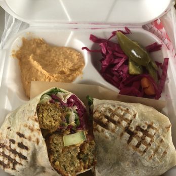 Roobic's Cafe - Vegan Falafel Wrap - Mediterranean Near Me - Glendale, California Roobic's Cafe - Vegan Falafel Wrap - Mediterranean Near Me - Glendale, California