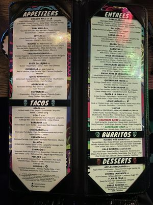 Menu photo 8 Kalaveras - Fullerton Fullerton, CA