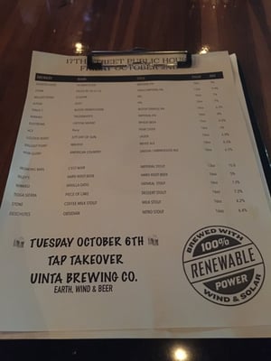 Menu photo 5 17th Street Public House Merced, CA Menu photo 5 17th Street Public House Merced, CA