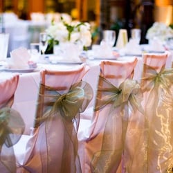 Julies Embroidery - Perfect bows which lasted all night!