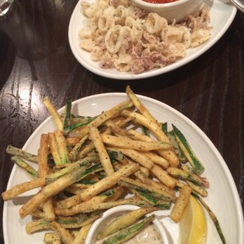 Carrabba's Italian Grill - Fried calamari (top) and zucchini fritte (bottom) - Italian Near Me - Warwick, Rhode Island