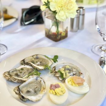 Café Soleil - Oyster and deviled eggs - New American Near Me - Palo Alto, California