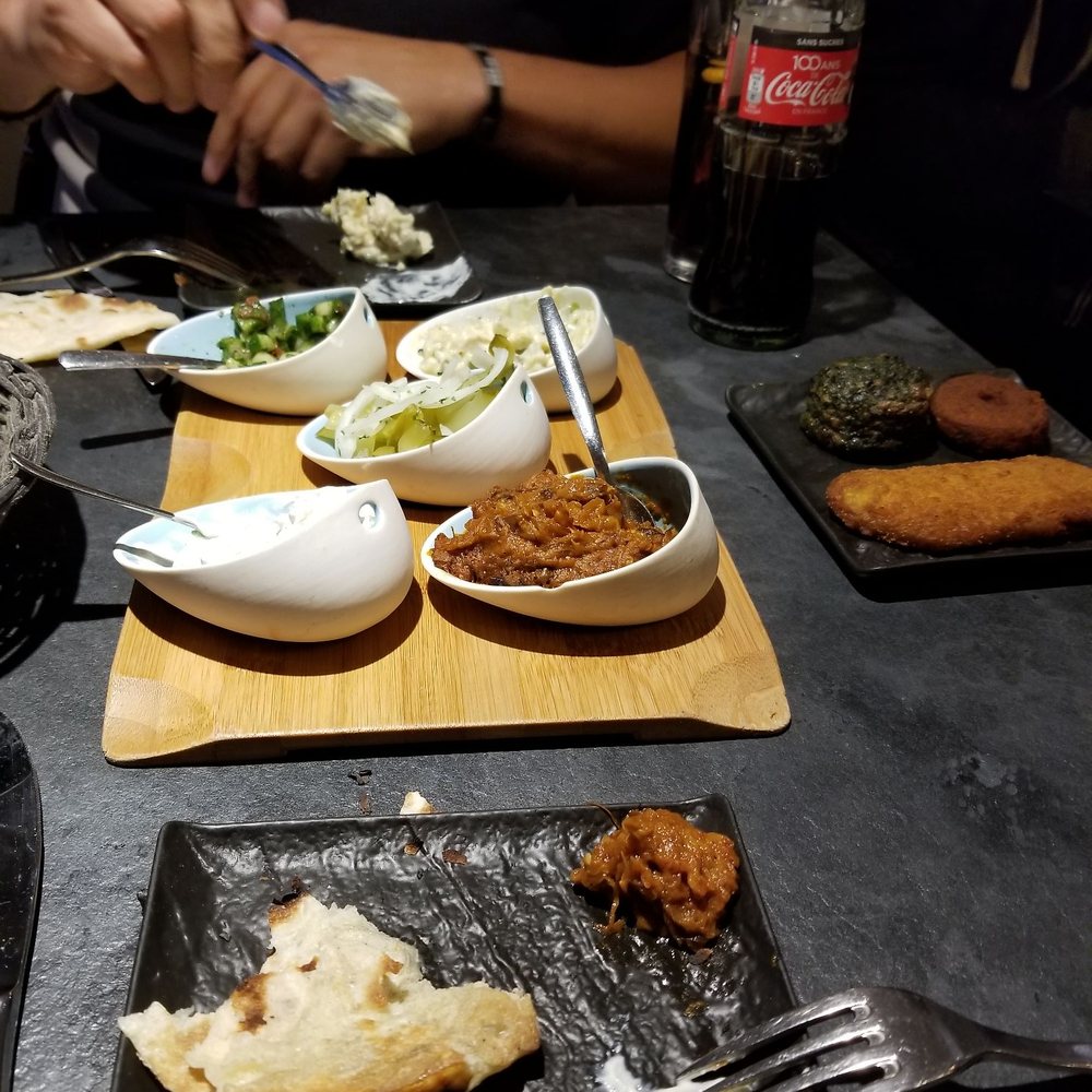 Appetizer platter. Appetizer platter.