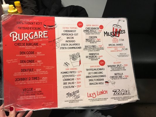 Menu photo 4 Lily's Burger Stockholm, AB Menu photo 4 Lily's Burger Stockholm, AB