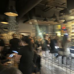 The bar after 3 drinks The bar after 3 drinks
