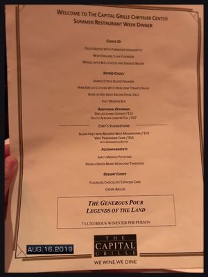 Menu photo 7 The Capital Grille New York, NY Menu photo 7 The Capital Grille New York, NY
