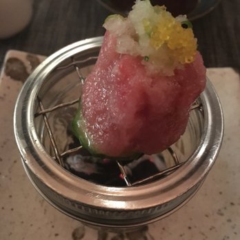 Sushi Hachi - Smoked sashimi - omakase part 4 - Sushi Bars Near Me - Washington, DC, District of Columbia