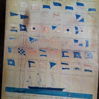 Portland Observatory - Flags of the ships of the day. - Landmarks & Historical Buildings Near Me - Portland, Maine