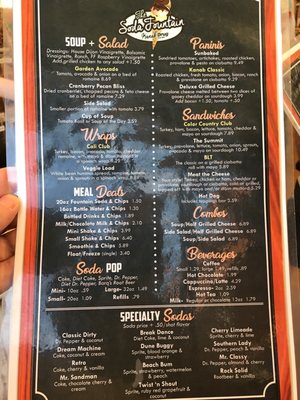Menu photo 5 The Soda Fountain Kanab, UT Menu photo 5 The Soda Fountain Kanab, UT