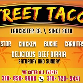 Street Tacos - Our business card - Food Trucks Near Me - Lancaster, California Street Tacos - Our business card - Food Trucks Near Me - Lancaster, California