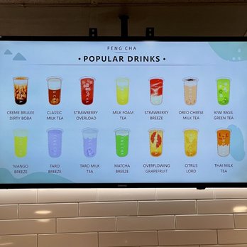 Feng Cha Tea House - Popular drinks menu! - Bubble Tea Near Me - Dublin, California Feng Cha Tea House - Popular drinks menu! - Bubble Tea Near Me - Dublin, California