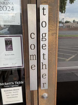 Beckett's Table by null