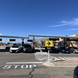 Hertz Rent A Car - Presidential circle, where we were told to choose any car we wanted.