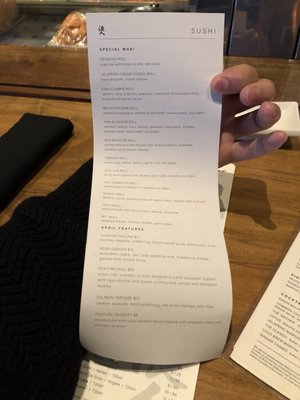 Menu photo 6 Ronin Sushi Royal Oak, MI