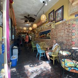El Callejon - A few tables indoors.