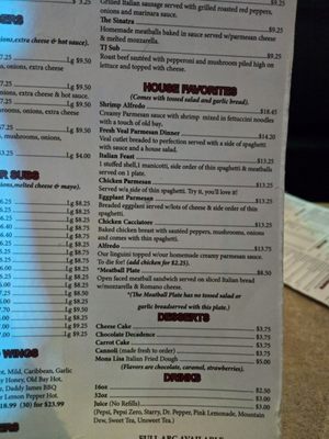 Menu photo 6 Mona Lisa Restaurant & Bar Norfolk, VA Menu photo 6 Mona Lisa Restaurant & Bar Norfolk, VA