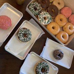 a variety of doughnuts a variety of doughnuts