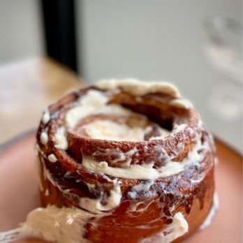 Chestnut - HUGE Cinnamon Roll! - New American Near Me - Asheville, North Carolina