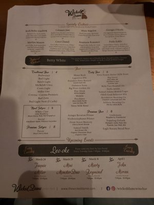 Menu photo 2 Wicked Dame Dubuque, IA