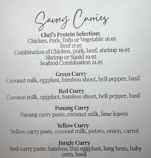 Menu photo 5 Savoey Thai Eatery Las Vegas, NV