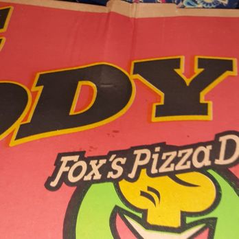 Fox's Pizza Den - Crushed box of pizza - Pizza Near Me - Nashville, Tennessee