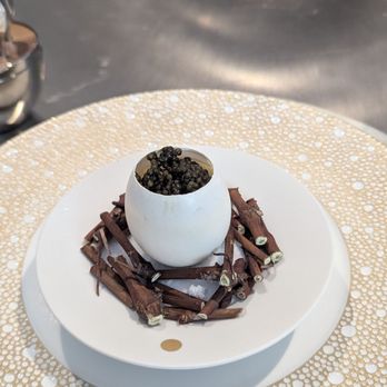 Maison Sun - Duck egg custard with caviar - French Near Me - Brooklyn , New York