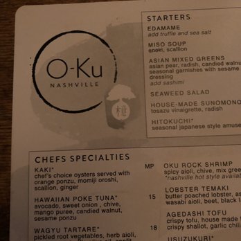 O-Ku - Sushi Bars Near Me - Nashville, Tennessee
