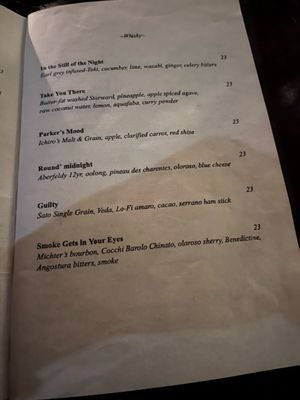 Menu photo 6 Angel's Share New York, NY Menu photo 6 Angel's Share New York, NY